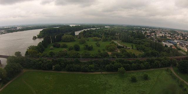 Saint-Sébastien-sur-Loire - Immobilier - CENTURY 21 By Ouest - L'Ile Forget vue du ciel à Saint-Sébastien-sur-Loire